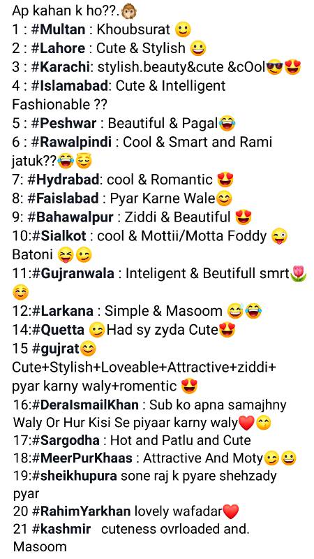 ...Ap kahaan k ho...