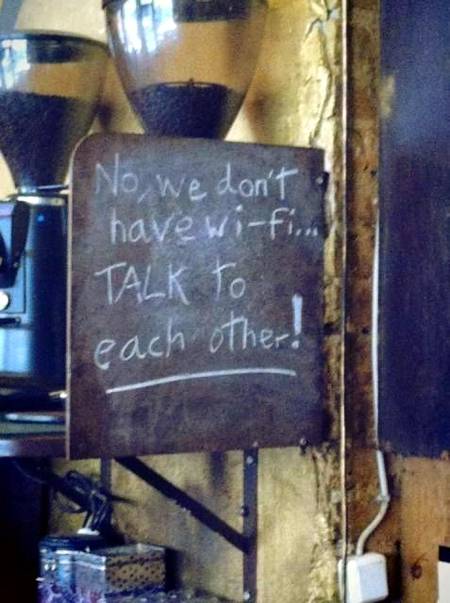 The right minded coffee shop owner...