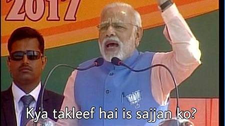 Batao ji kya taklif hai Modi khud a raha hai