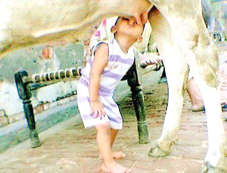 Hungry baby