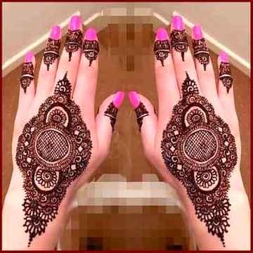 Mehndi design. ...