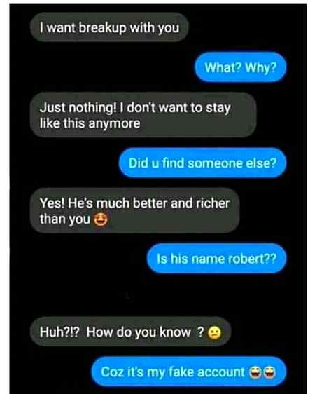 But you cheated on me..!😑
