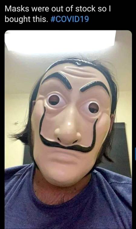 Mask were out of stock