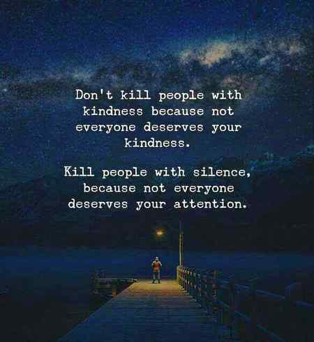 Not everyone deserves