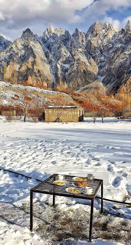 Passu cones upper hunza Pakistan