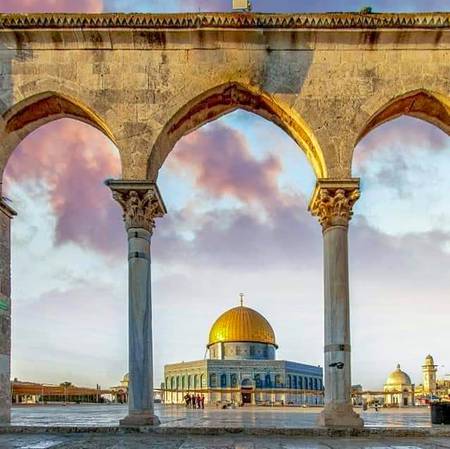 Al Aqsa Compound with the Dome of the Rock. Beautiful MashaAllah