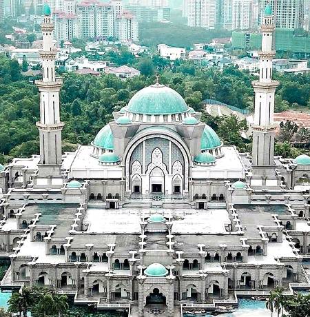 Beautiful Mosque wilayah Jln Duta Kuala Lumpur Malaysia 💕💕