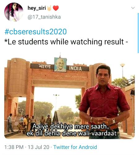 Students while walking result...