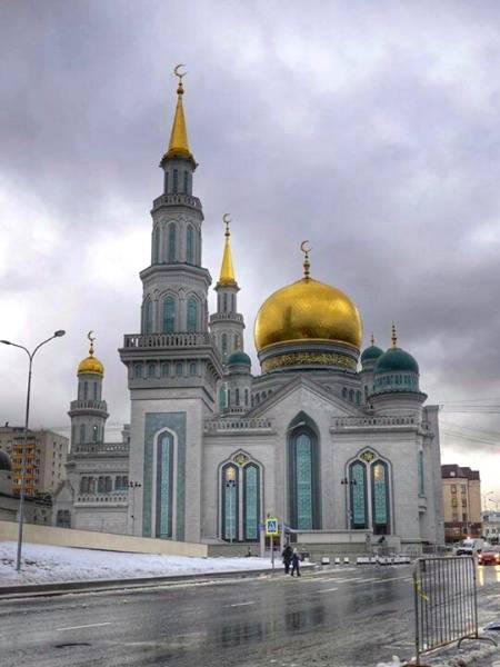 Mosque Moscow in winter_Moscow Russia 💕💕