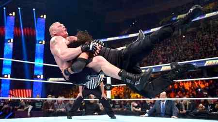 Reigns spear to Brock💘💪🙏👈🤘👍