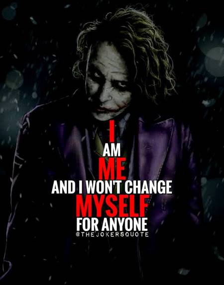 Never be change yourself
