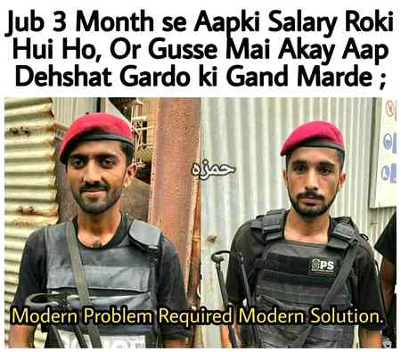 انکی صحت اور انکے یونیفارم کو دیکھیں ایسے ہوتے ہیں شائد حلال  کھانے والے