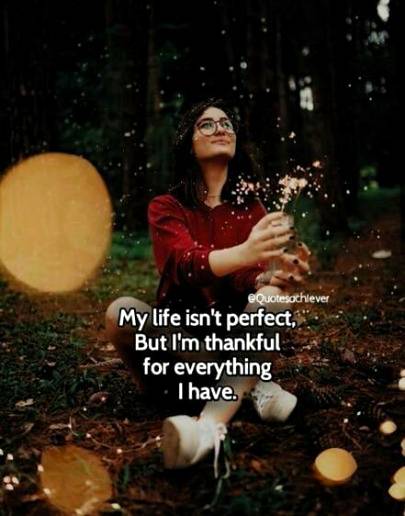 I'm thankful