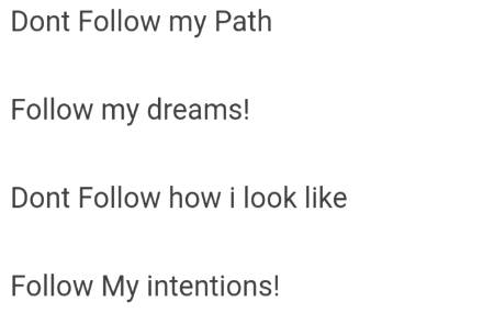 right path for the right one