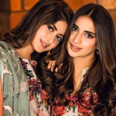 Sajal Ali and saboor Ali