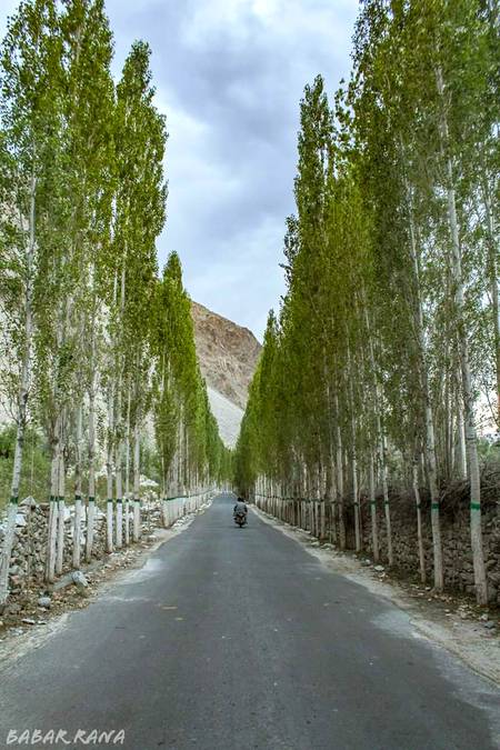 گواڑی گاؤں کے راستوں کا منظر!!!