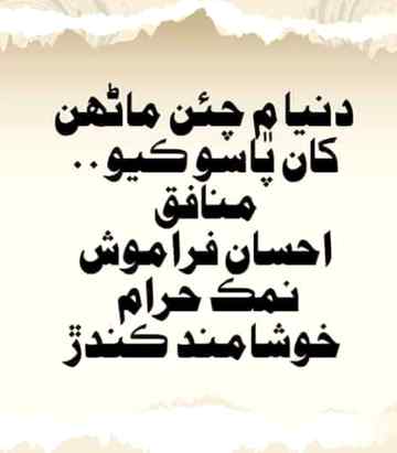 Ehy Char Kam KaYo Zindagii BehTreen thi Wendii