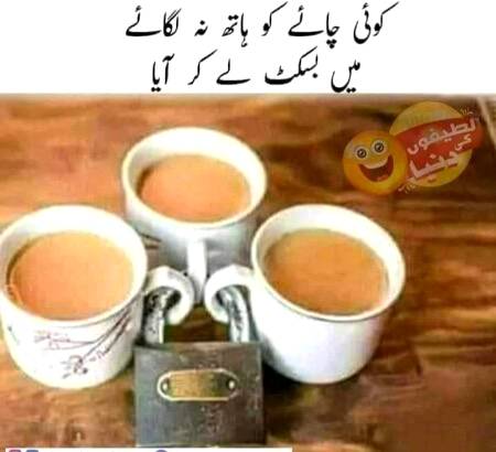 میں بسکٹ لے کر آیا