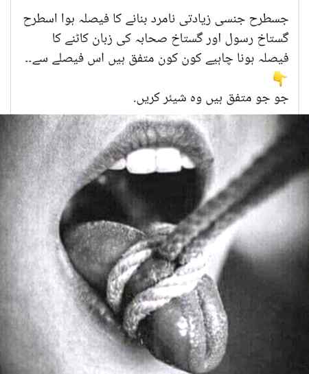 Aisa bhi hona chahiye Jo ghustakhi Kare uski zaban katdo