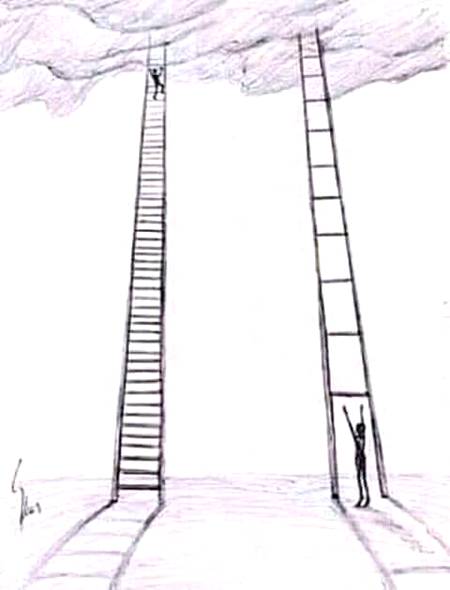 Take small steps to rise...