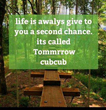 Life is always...