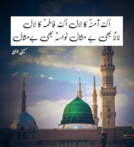 حسین علیہ السلام نے نانا کے دین کا پرچم سر بلند کردیا ہے۔سبحان اللہ