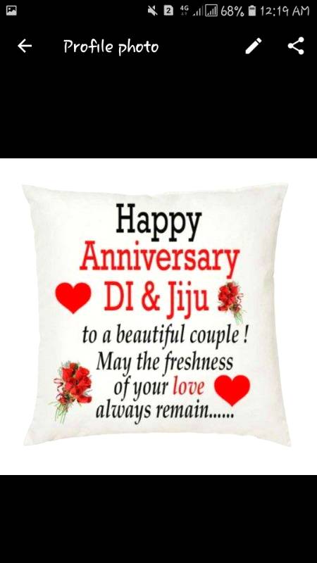 Happy Anniversary 🎉 Congratulations On another year 🎉 Spent together ❤️May Your Life continue to be field with love, laughter, peaceful and Happiness...