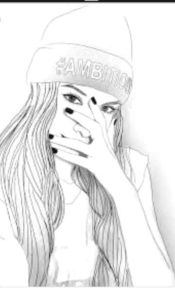 Girls of drawing
