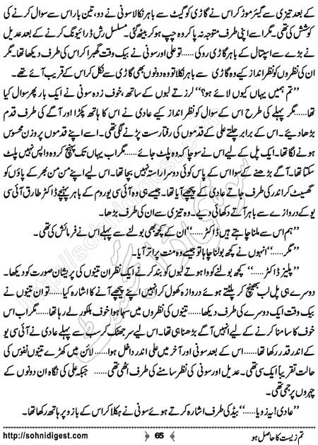 Title = "Tum zeest ka hasil ho"
Page = 65