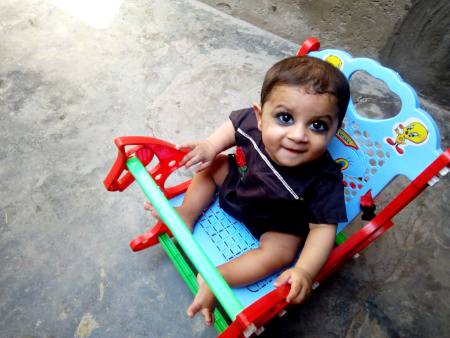 Mashallah cute baby...