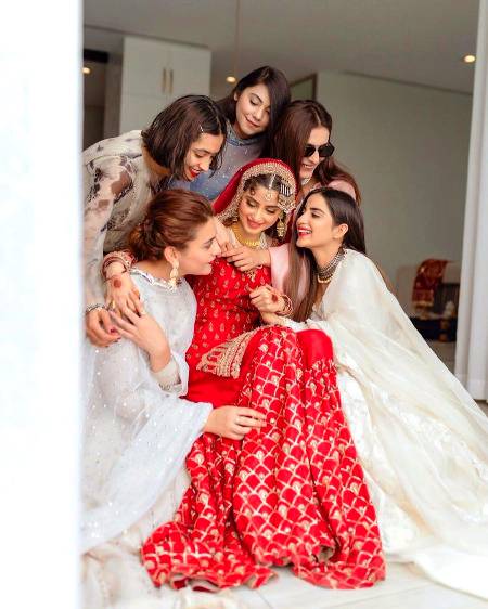 Sajal Ali and saboor Ali and Zara noor abbas &....