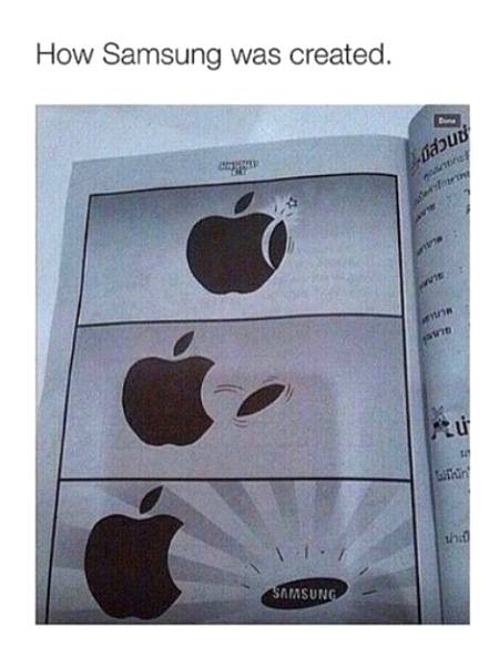 How sumsung logo was created
