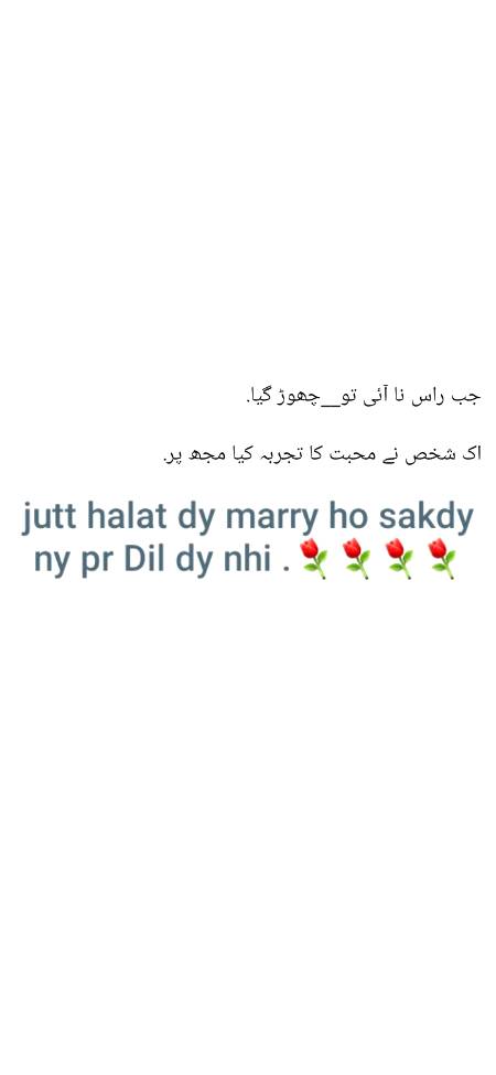 جٹ عزت سب دی کردے نے پر پردے صرف سچے رب تو نے