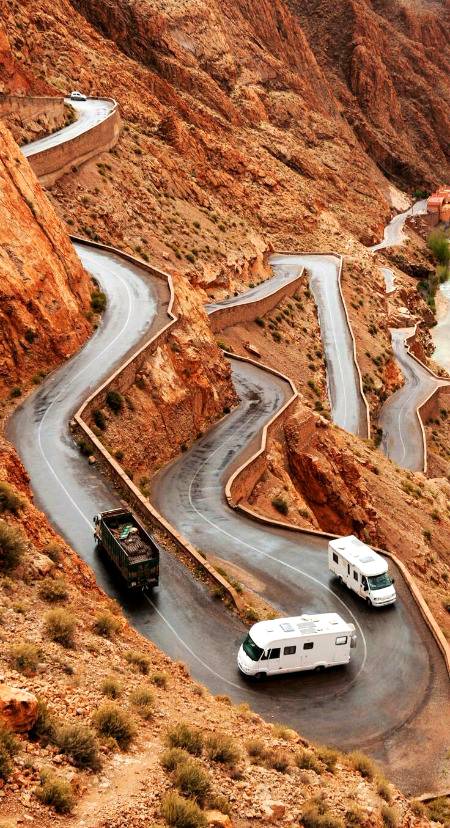Moroccan tiles.... beautiful road ..