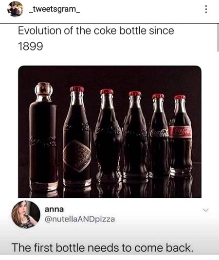 The first bottle need to come back😇👍🏻