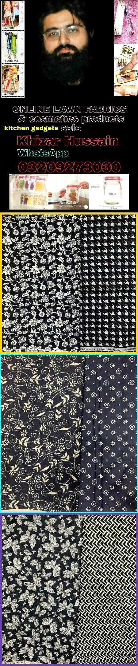 Black and White
Collection Cotton Lawn
Classic Printed
2 piece Shirt
And trouser now Available