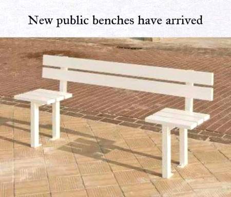 New benches Arrived!
