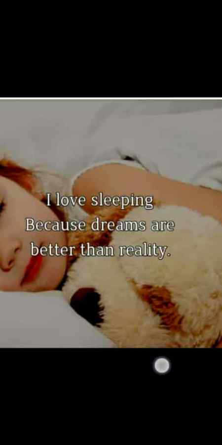 I love sleeping....😊