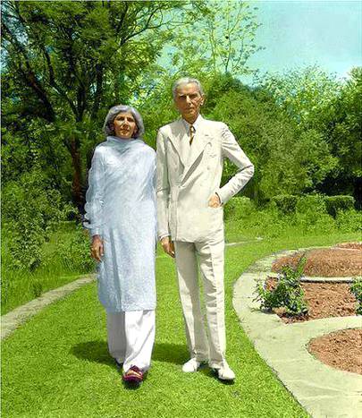 Muhammad Ali Jinnah and Fatima Jinnah