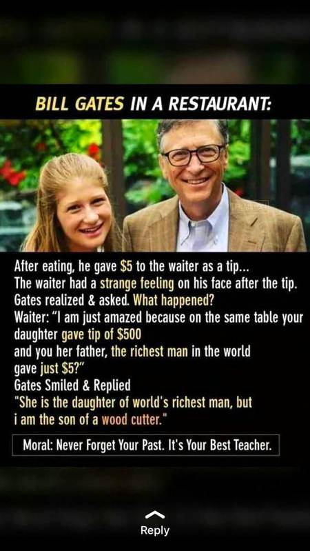 Bill gates says