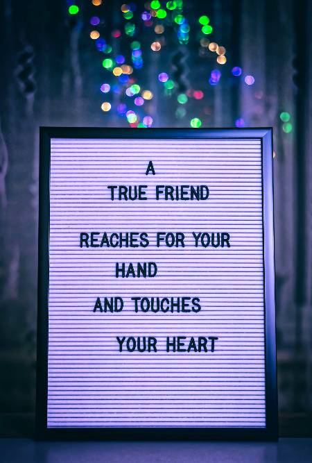 A true friend..