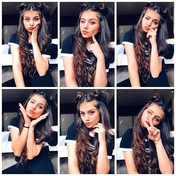 Look at her expressions