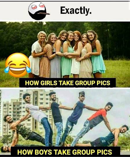 Girl and boys