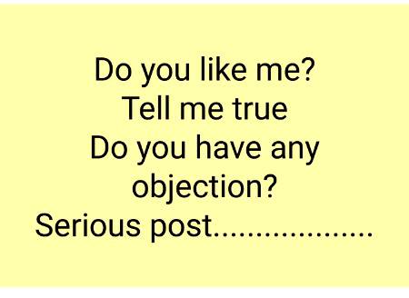 I'm waiting for true ans with reason.....?