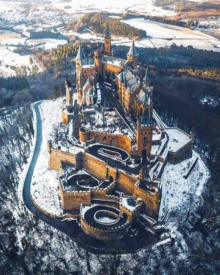 This is the Magnificent Hohenzollern Castle in Germany