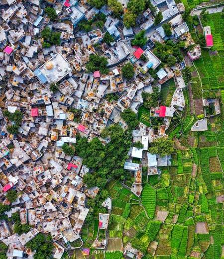 Aariel view of yogu valley,Ghanche GB
