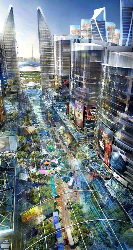 Gallery of Dubai plans Mall of the world the first ever temperature controlled city
