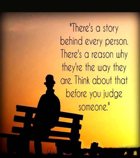 There is a story behind every person