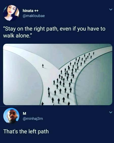 He's not wrong tho