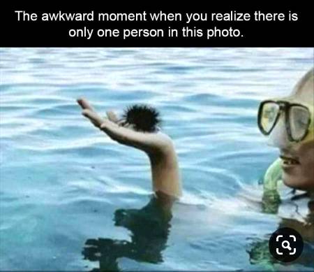 Their is just one person